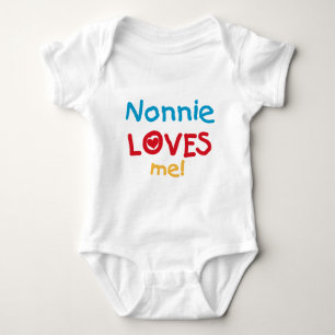 Nonnie ama-me camiseta e presentes