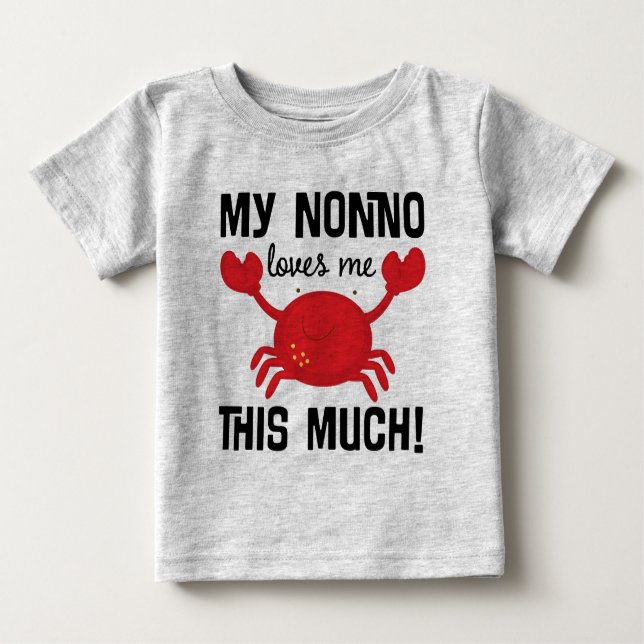Nonno ama-me este muito t-shirt do neto (Frente)