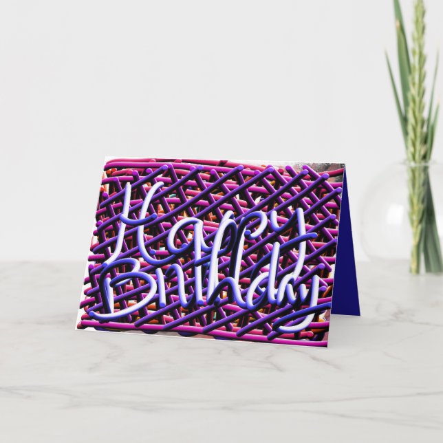 Noodles Original Escrevendo Cartão de Aniversário  (Frente)