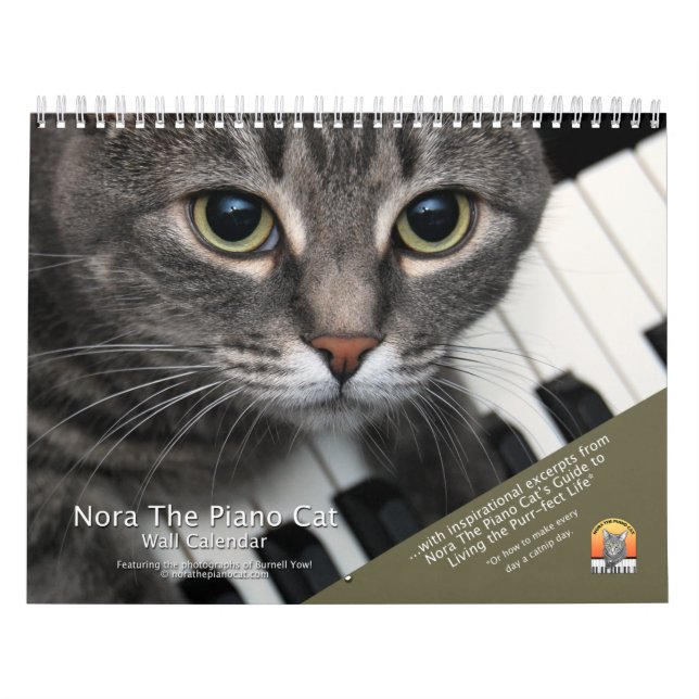 Nora O Calendário De Gatos Piano: Com trechos (Capa)