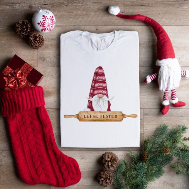 Nórdico Gnomo | T-Shirt de Testador de Esquerda (Criador carregado)