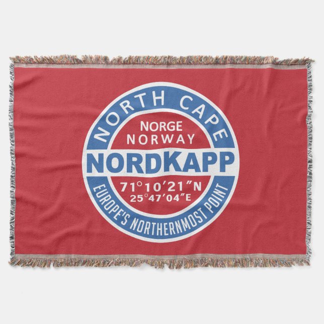 NORDKAPP Noruega lança cobertor (Frente)