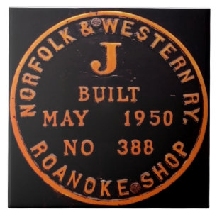 Norfolk e azulejo ocidental da placa de 611