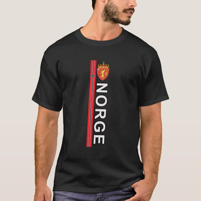 Norge Pride Hoodie Norueguês Flag Pullover (Frente)