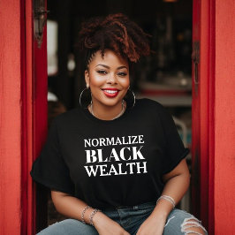 Normalizar T-Shirt Negro Para Mulheres