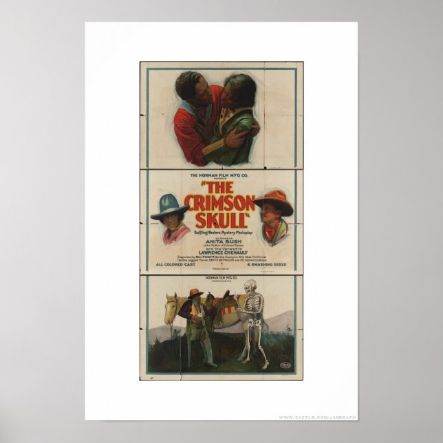 Norman Fil Co. apresenta o Poster do Crânio do Cri (Frente)