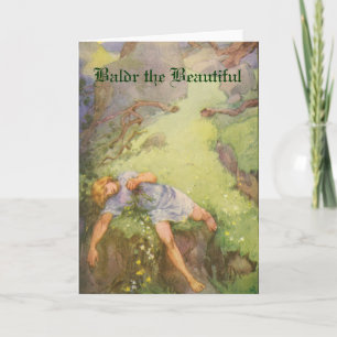 Norse Mythology - Baldr - Belo Cartão de Saudação