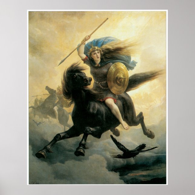 Norse Valkyrie Poster (Frente)