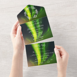 Norte Luzes Aurora Borealis Casamento