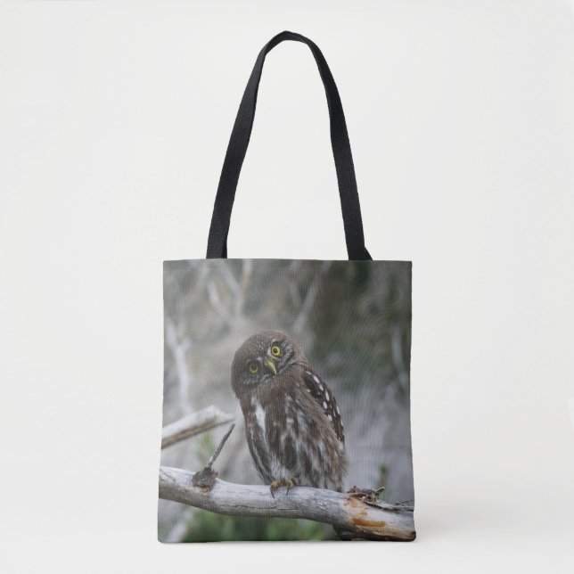 Norte Pygmy Owl Tote Bag (Frente)