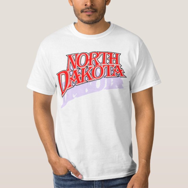 North Dakota tampa a camisa F/B (Frente)