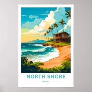 North Shore Hawaii Viagem Impressão