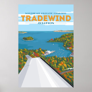 Northeall Fall Tradewind Aviation Poster