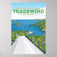 Northeast Primavera Tradewind Aviation Poster