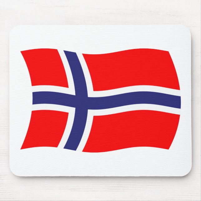 Noruega Flag Mousepad (Frente)