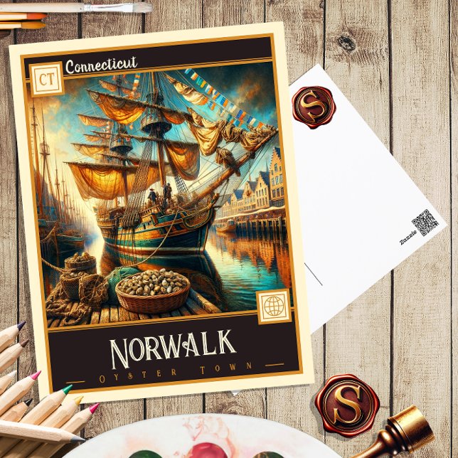 Norwalk, Connecticut | Cartão postal Vintage (Criador carregado)