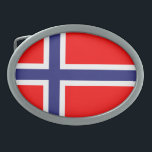 Norway Belt Buckle<br><div class="desc">Bandeira da Noruega</div>