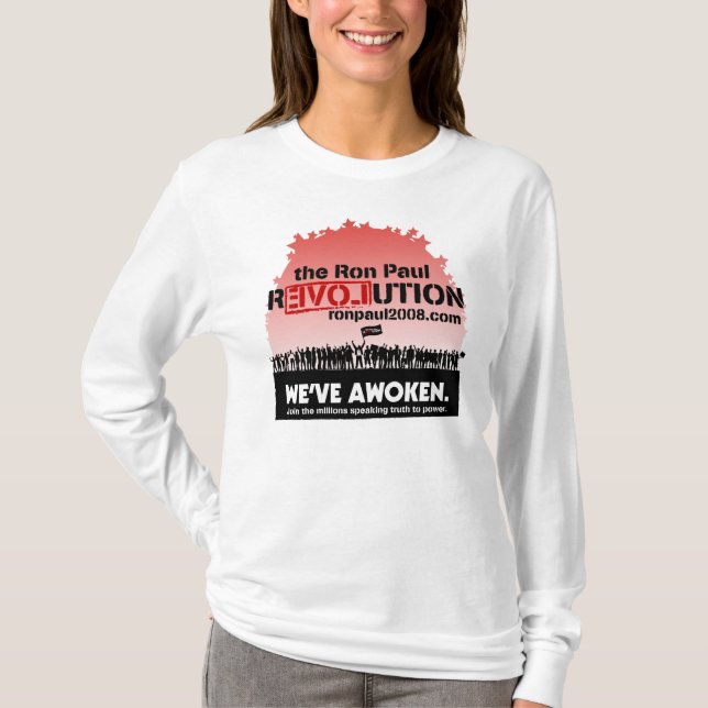 Nós acordamos a camisa de Ron Paul (Frente)