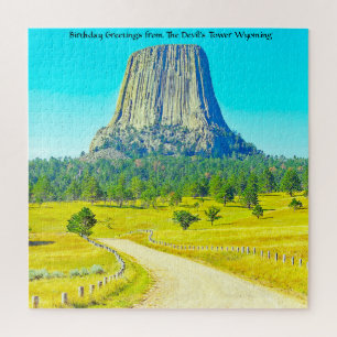 Nós Amamos A Torre do Diabo Wyoming. Quebra-cabeça