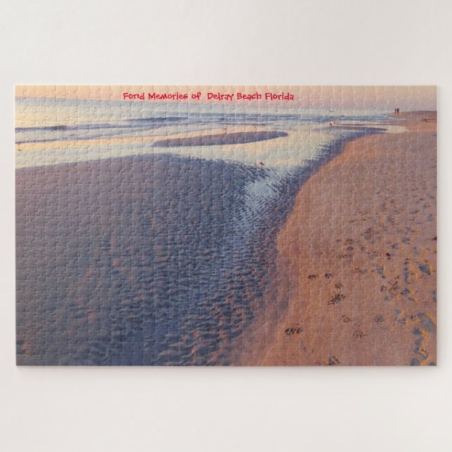 Nós Amamos Delray Beach Flórida Quebra-cabeça (Horizontal)