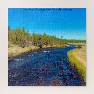 Nós Amamos Fire Hole Wyoming. Quebra-cabeça