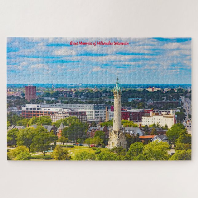 Nós amamos Milwaukee Wisconsin. Quebra-cabeça (Horizontal)