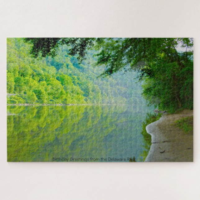 Nós Amamos o Quebra-Cabeça do Rio Delaware (Horizontal)