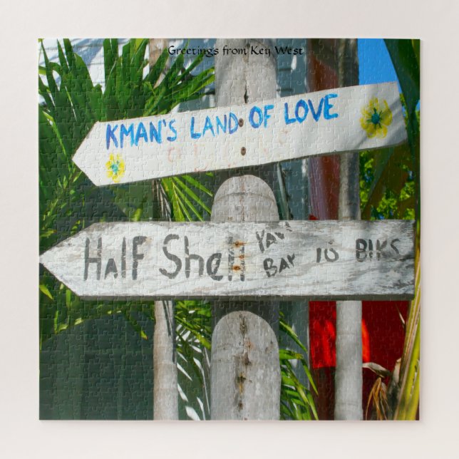 Nós Amamos Quebra-Cabeça de Key West na Flórida (Vertical)