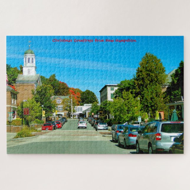 Nós amamos Quebra-cabeça de New Hampshire (Horizontal)