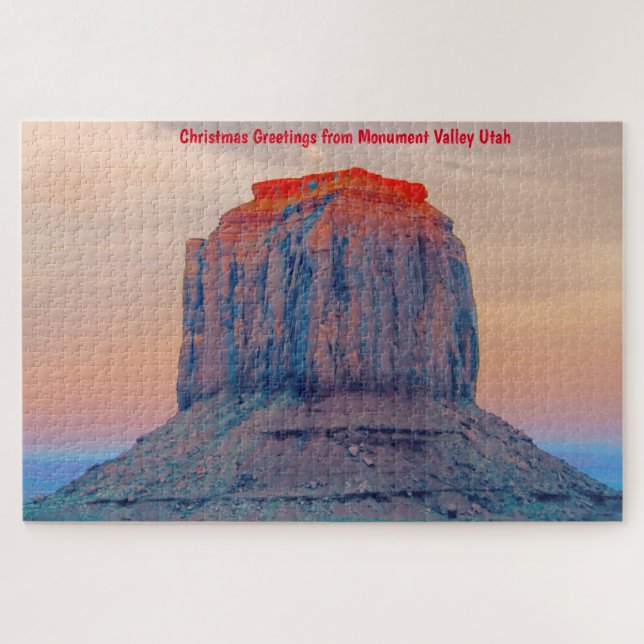 Nós Amamos Quebra-Cabeça do Monument Valley Utah (Horizontal)