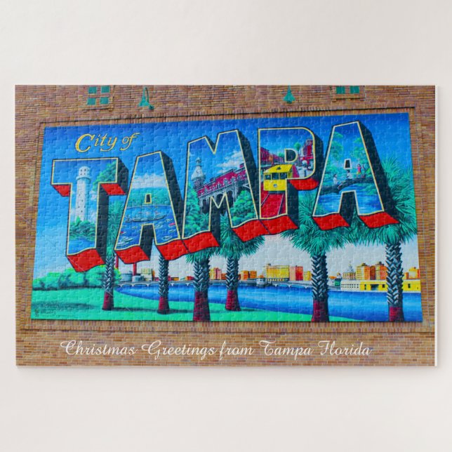 Nós Amamos Tampa Florida Quebra-cabeça (Horizontal)