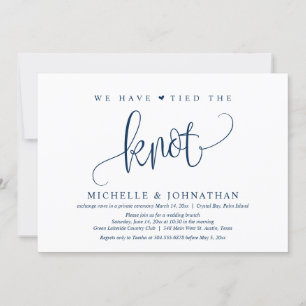 Nós Amarrámos, Convite de Festa de Elopamento de C