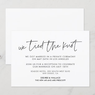 Nós amarramos o anúncio minimalista moderno