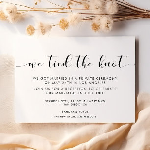 Nós amarramos o nó Anúncio elegante