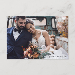 Nós Amarrámos o Nó Convite Elopamento Anúncio Foto