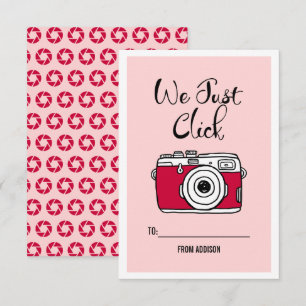 Nós apenas clicamos o cartão dos namorados da sa