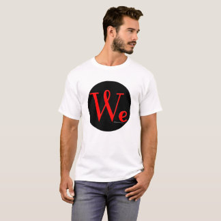 Nós as pessoas arredondamos o t-shirt dos homens