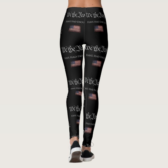 NÓS, AS PESSOAS, TIVEMOS Leggings SUFICIENTES (Verso)