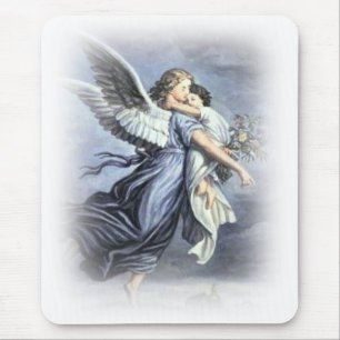 Nos braços de um Angel Mousepad
