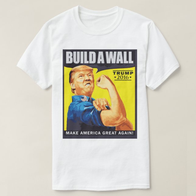 Nós construiremos o t-shirt da eleição de Donald (Frente do Design)
