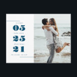 Nós Elogiamos | Cartão de Posto<br><div class="desc">Este anúncio de elopemento é uma maneira adorável de dizer ao mundo a sua data de casamento. Você pode personalizar este cartão de acordo com as suas necessidades.</div>