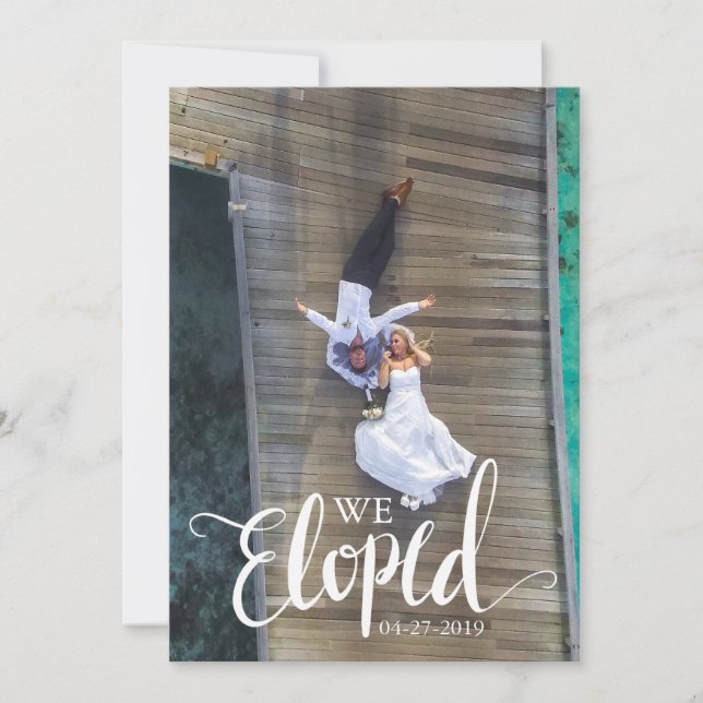 Nós Elogiamos O Anúncio Da Celebração De Casamento (Frente)