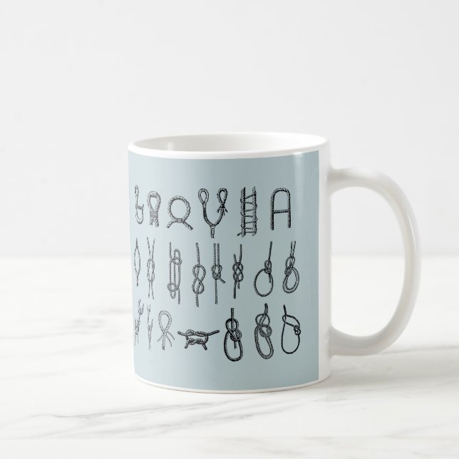 Nós, engatar, seguro, gravatas, caneca de café (Direita)