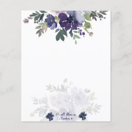 Nos entregue fundo floral aquarela