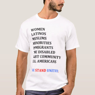 Nós estamos unidos. (A camisa dos homens)
