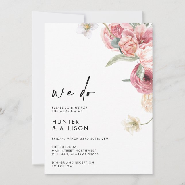 Nós Fazemos Convite De Casamento | Annabeth (Frente)