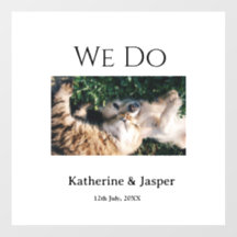 Nós fazemos noivado de casamento nome de animal fo