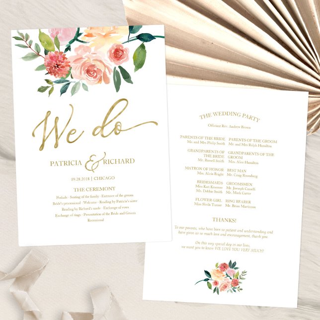 Nós Fazemos Programa de Casamento com Aquarela Flo (Criador carregado)