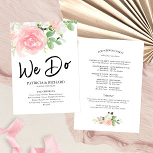 Nós Fazemos Programa de Casamento Floral de Rosas