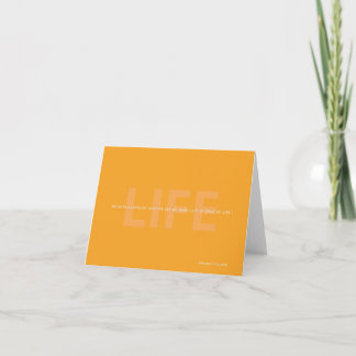 Nós Fazemos Um Cartão Life - Note Card